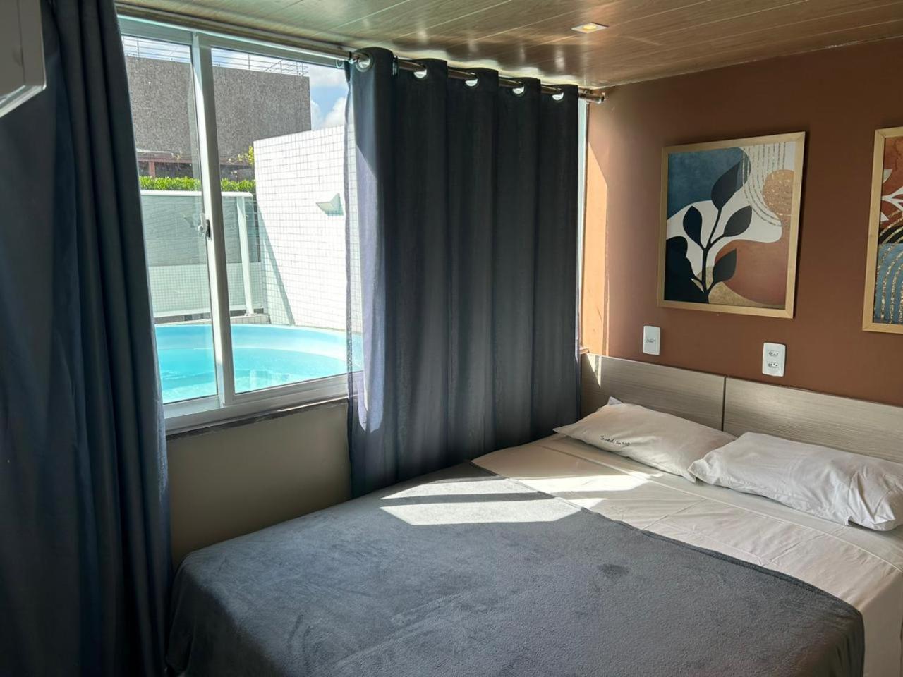 Flat 502 Com Piscina Privativa - 02 Quartos Жуан-Пессоа Екстер'єр фото